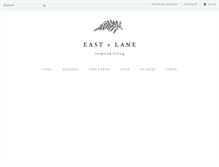 Tablet Screenshot of eastandlane.com